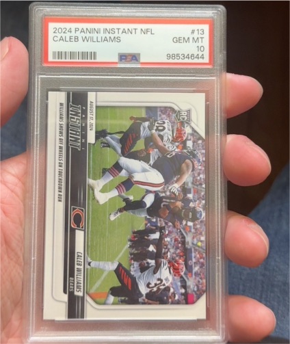 2024 Panini Instant NFL #13 Caleb Williams — front