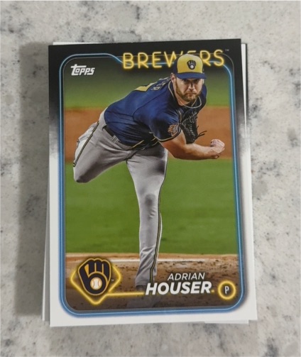 2024 Topps Update #US45 Adrian Houser — front