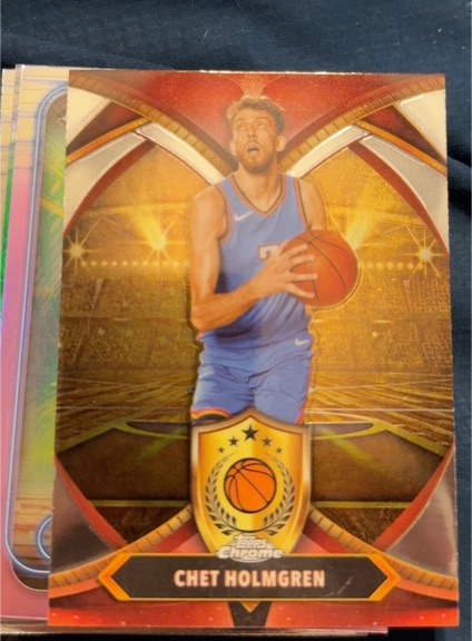 2024-25 Topps Chrome #BOD-8 Chet Holmgren Ball of Duty — front