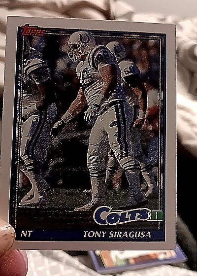 1991 Topps #350 Tony Siragusa — front