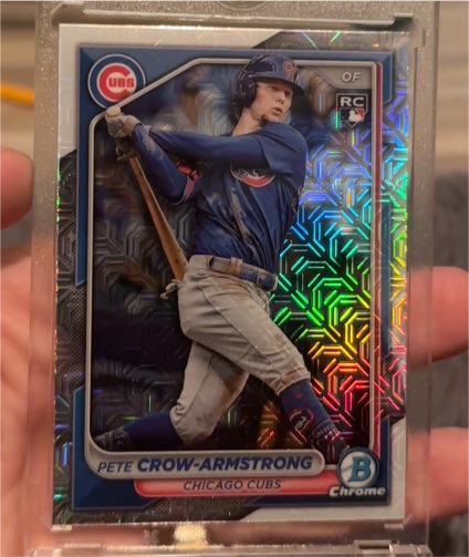 2024 Bowman Chrome #45 Pete Crow-Armstrong — front