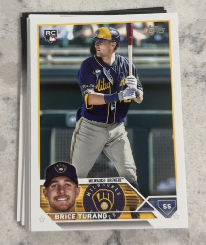 2023 Topps Series 2 #530 Brice Turang — front