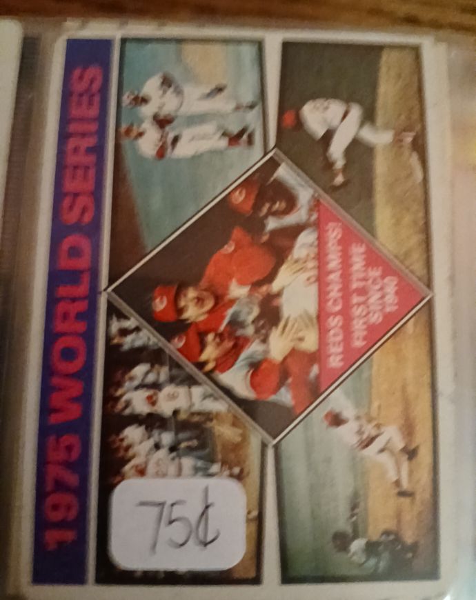 1976 Topps #462 1975 World Series Johnny Bench — front