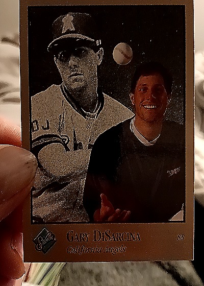 1992 Leaf Studio #144 Gary DiSarcina — front