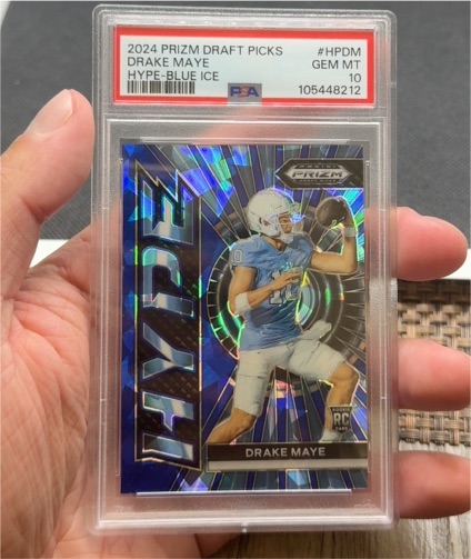 2024 Panini Prizm Draft Picks #HPDM Drake Maye — front