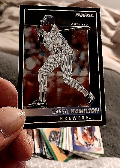 1992 Pinnacle #151 Darryl Hamilton — front