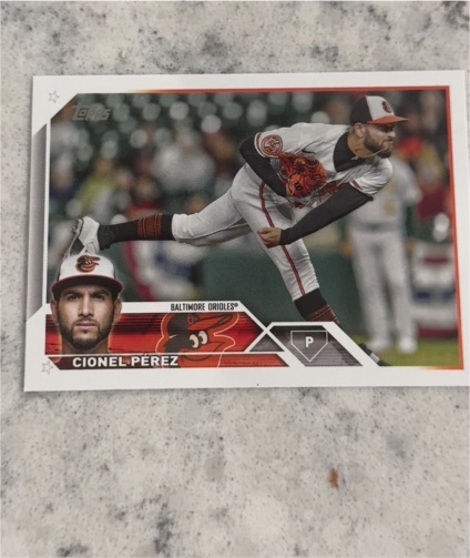 2023 Topps Update #US135 Cionel Pérez — front