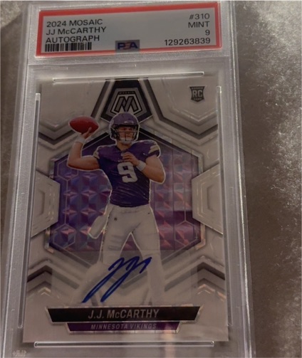 2024 Panini Mosaic #310 J.J. McCarthy — front