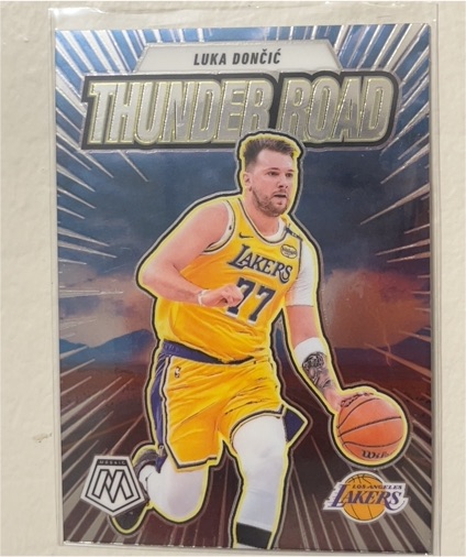2024-25 Panini Mosaic #1 Luka Dončić Thunder Road — front