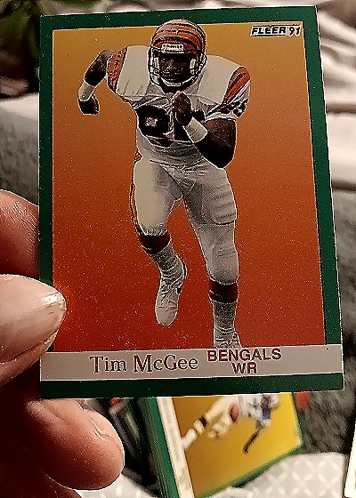 1991 Fleer #16 Tim McGee — front