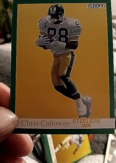 1991 Fleer Football #157 Chris Calloway — front