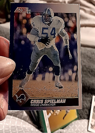 1991 Score #9 Chris Spielman — front