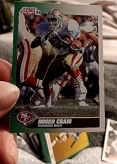 1991 Score #222 Roger Craig — front