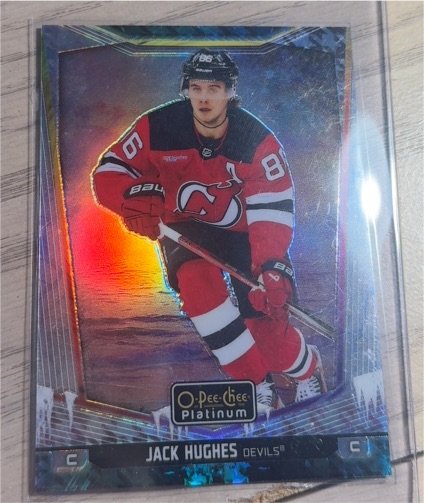 2024-25 O-Pee-Chee Platinum #13 Jack Hughes — front