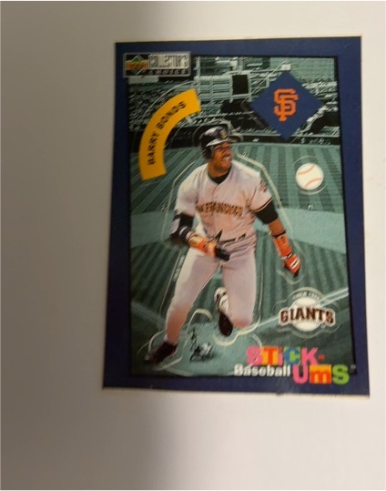 1998 Upper Deck Collector's Choice #24 Barry Bonds Stick Ums — front