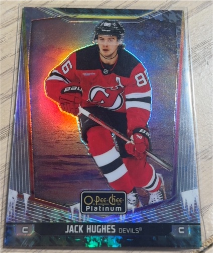 2024-25 O-Pee-Chee Platinum #13 Jack Hughes — front