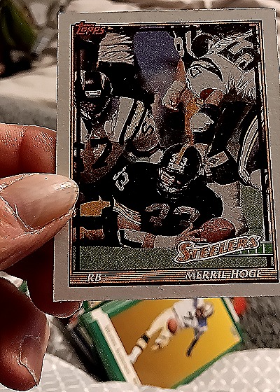 1991 Topps #301 Merril Hoge — front