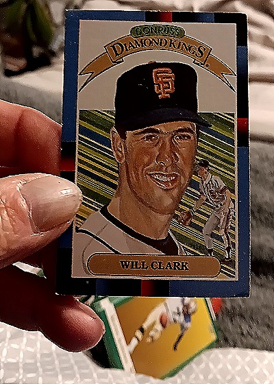 1987 Donruss Diamond Kings #21 Will Clark — front