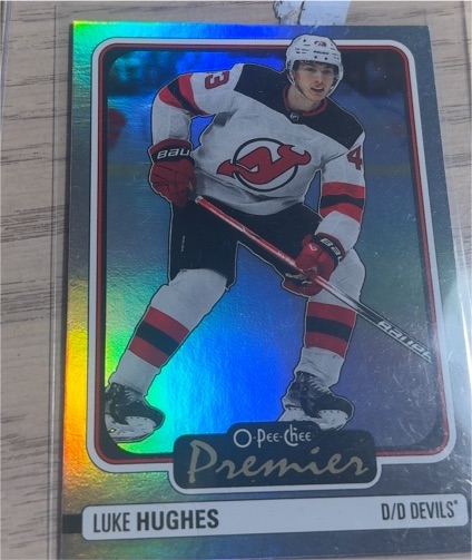 2024-25 O-Pee-Chee Premier #P-2 Luke Hughes — front