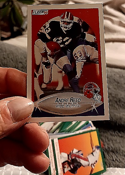 1990 Fleer #119 Andre Reed — front