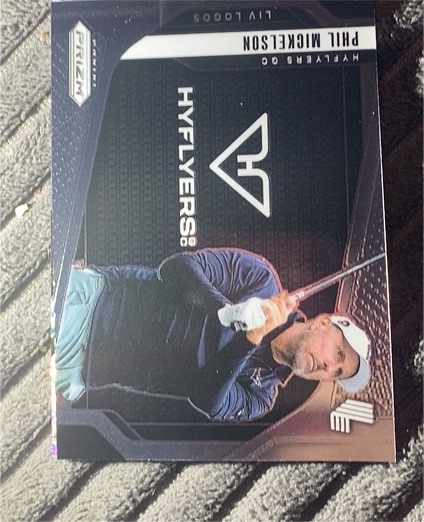 2025 Panini Prizm LIV Logos #9 Phil Mickelson — front