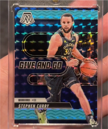 2024-25 Panini Mosaic #9 Stephen Curry Give and Go — front