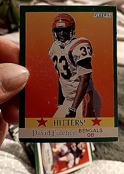 1991 Fleer #399 David Fulcher — front