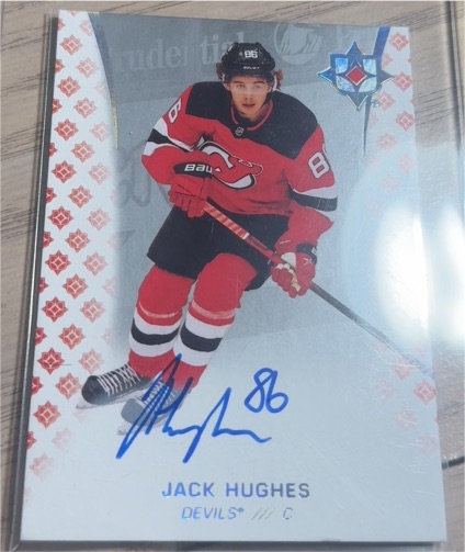 2020-21 Upper Deck Ultimate Collection #86 Jack Hughes — front