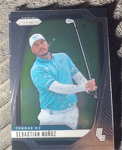 2025 Panini Prizm LIV Golf #28 Sebastian Muñoz, Torque GC — front