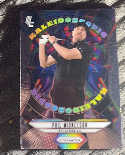 2025 Panini Prizm LIV Golf #7 Phil Mickelson Kaleidoscopic — front