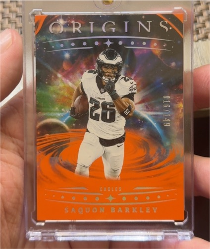 2025 Panini Origins #2 Saquon Barkley — front