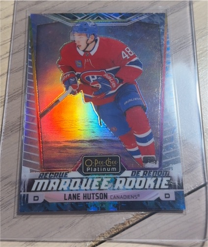 2024-25 O-Pee-Chee Platinum #234 Lane Hutson Marquee Rookie — front