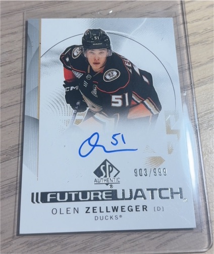 2024-25 Upper Deck SP Authentic #511 Olen Zellweger — front