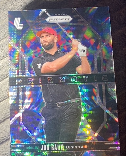 2025 Panini Prizm LIV Golf #9 Jon Rahm Prizmatic — front