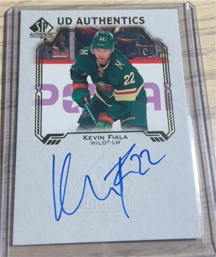 2021-22 SP Authentic UD Authentics #UDA-KF Kevin Fiala — front
