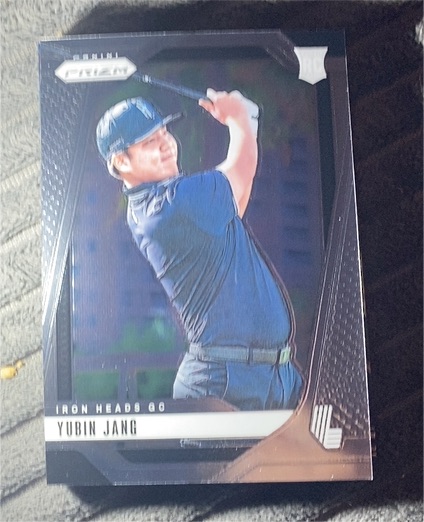 2025 Panini Prizm LIV Golf Base Rookie Iron Heads GC #16 Yubin Jang — front