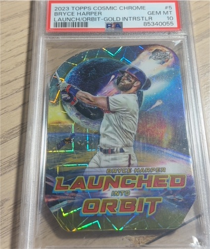 2023 Topps Cosmic Chrome Launched Into Orbit #LIO-5 Bryce Harper — front