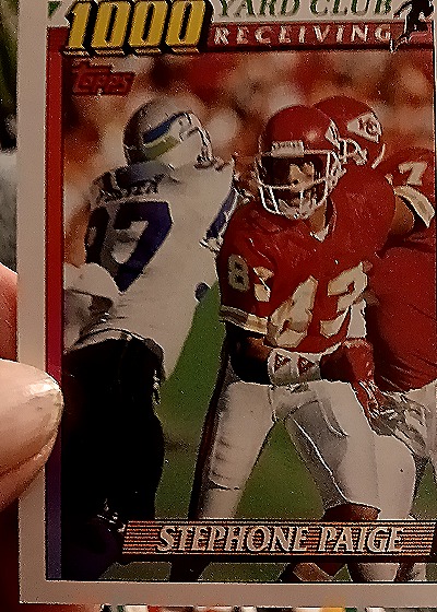 1990 Topps #14 Stephone Paige — front