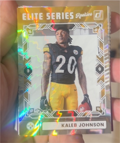 2025 Donruss Elite Series Rookies #ESR-KJN Kaleb Johnson — front