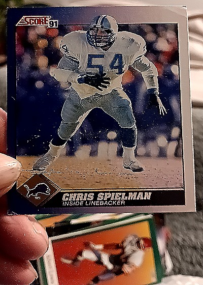 1991 Score #247 Chris Spielman — front