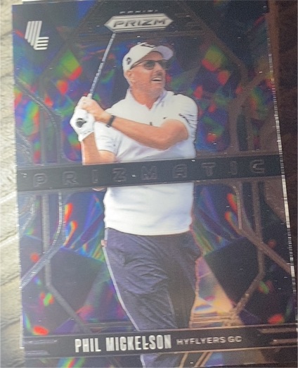 2025 Panini Prizm LIV Golf #12 Phil Mickelson — front
