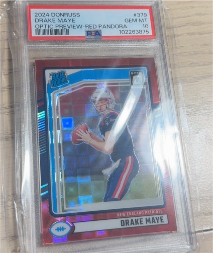 2024 Donruss #379 Drake Maye — front
