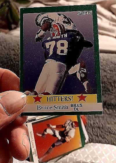 1991 Fleer #396 Bruce Smith — front