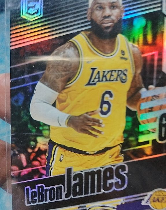 2023-24 Panini Prizm Deep Space #7 LeBron James — front