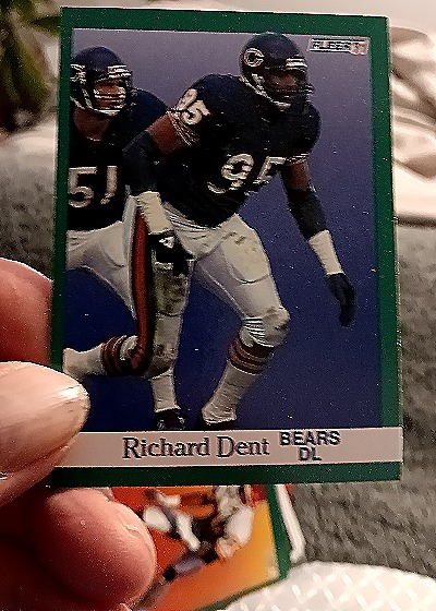 1991 Fleer Football #218 Richard Dent — front