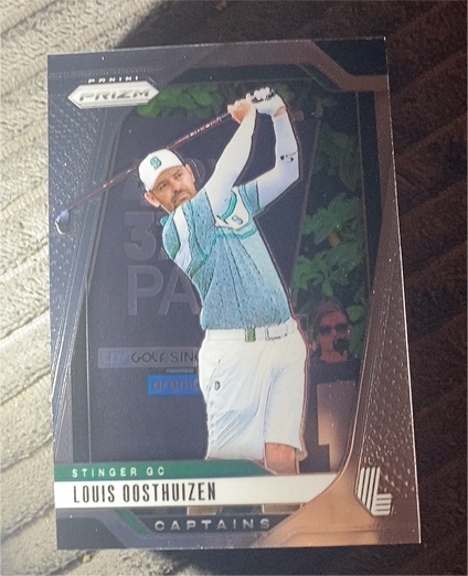 2025 Panini Prizm LIV Golf #81 Louis Oosthuizen Captains Stinger GC — front