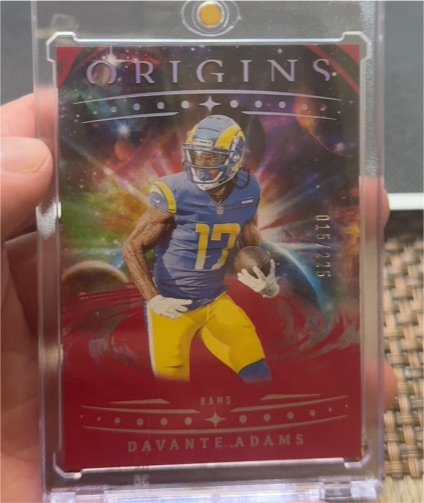2025 Panini Origins #39 Davante Adams — front