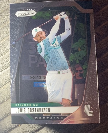 2025 Panini Prizm LIV Golf #81 Louis Oosthuizen Captains — front