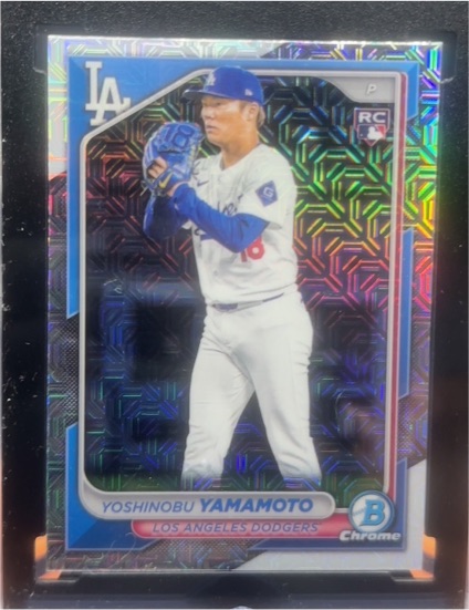 2024 Bowman Chrome #73 Yoshinobu Yamamoto — front