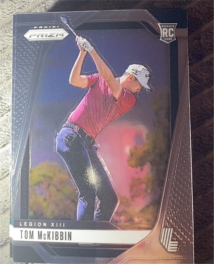 2025 Panini Prizm LIV Golf #18 Tom McKibbin Rookie Card — front